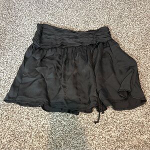 Aerie Charcoal Grey Smocked Skirt